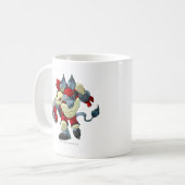 Kapitein 2 van het Krawk Island Team Koffiemok (Voorkant links)