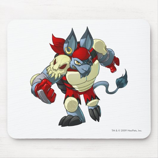 Kapitein 2 van het Krawk Island Team Muismat (Voorkant)