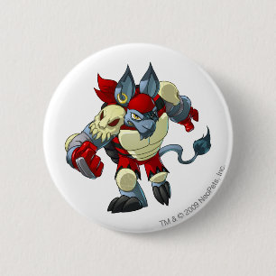 Kapitein 2 van het Krawk Island Team Ronde Button 5,7 Cm