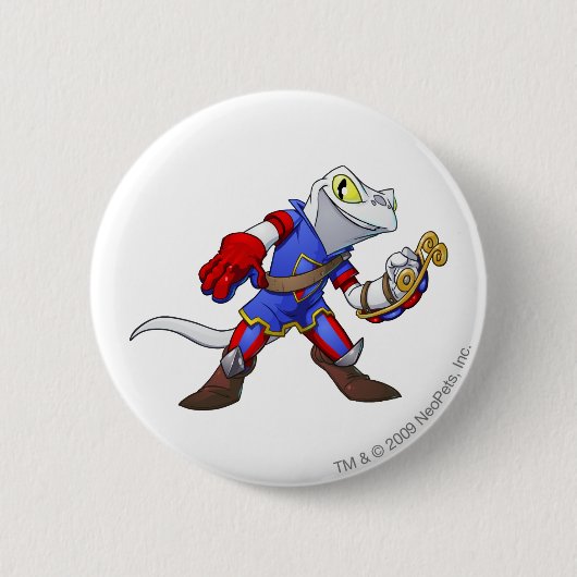 Kapitein 2 van het Meridell-team Ronde Button 5,7 Cm (Voorkant)