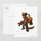 Kapitein 2 van het team voor gevlekte Bossen Briefkaart (Voorkant / Achterkant)