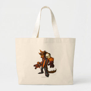 Kapitein 2 van het team voor gevlekte Bossen Grote Tote Bag