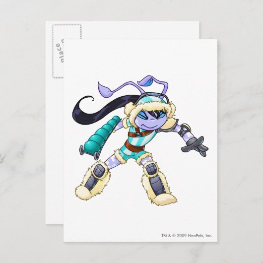 Kapitein 2 van het Terror Mountation Team Briefkaart (Voorkant / Achterkant)