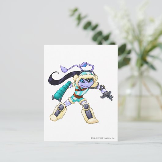 Kapitein 2 van het Terror Mountation Team Briefkaart (Staand voorkant)