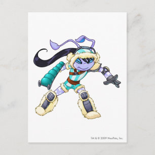 Kapitein 2 van het Terror Mountation Team Briefkaart