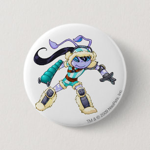 Kapitein 2 van het Terror Mountation Team Ronde Button 5,7 Cm