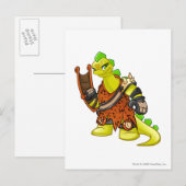 Kapitein 2 van het Tyrannia Team Briefkaart (Voorkant / Achterkant)