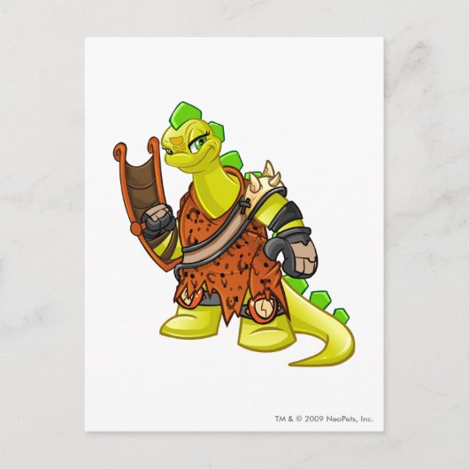 Kapitein 2 van het Tyrannia Team Briefkaart (Voorkant)