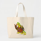 Kapitein 2 van het Tyrannia-team Grote Tote Bag (Voorkant)