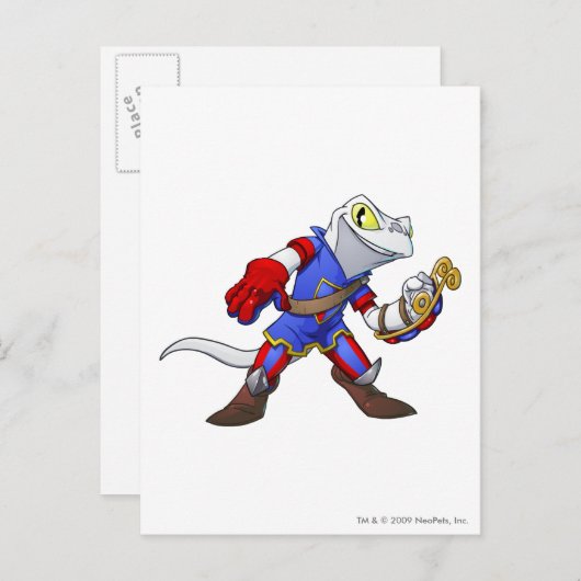 Kapitein 2 van Meridell Team Briefkaart (Voorkant / Achterkant)