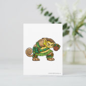 Kapitein 2 van Mystery Island Briefkaart (Staand voorkant)