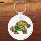 Kapitein 2 van Mystery Island Sleutelhanger (Voorkant)