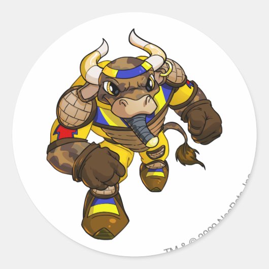 Kapitein 2 Verloren woestijn Ronde Sticker (Voorkant)