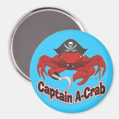Kapitein "A-Crab" Magneet (Voorkant / Achterkant)