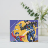 Kapitein Action Classic Briefkaart (Staand voorkant)