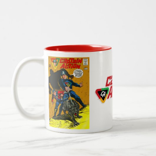 Kapitein Action Mok (Links)