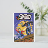 Kapitein Action- Murphy Anderson Briefkaart (Staand voorkant)