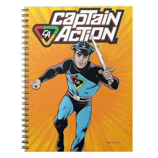 Kapitein Action Notebook Notitieboek (Voorkant)