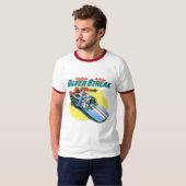 Kapitein Action Silver Streak Klassiek T-shirt (1) (Voorkant volledig)