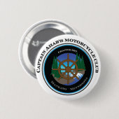 Kapitein Ahab's Motorfieclub Ronde Button 5,7 Cm (Voorkant /achterkant)