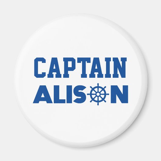 Kapitein Alison Magneet (Voorkant)
