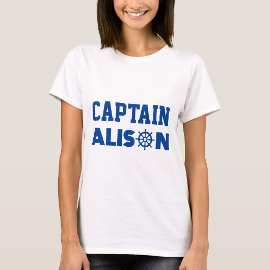 Kapitein Alison T-shirt (Voorkant)