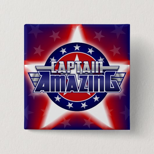 Kapitein Amazing Button (Voorkant)
