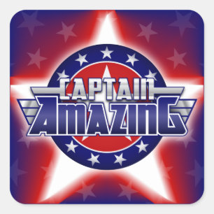 Kapitein Amazing Sticker