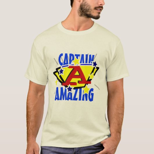 Kapitein Amazing T-shirt (Voorkant)