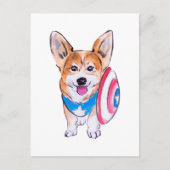 Kapitein Americorgi Briefkaart (Voorkant)