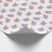 Kapitein Americorgi patroon Cadeaupapier (Hoek)