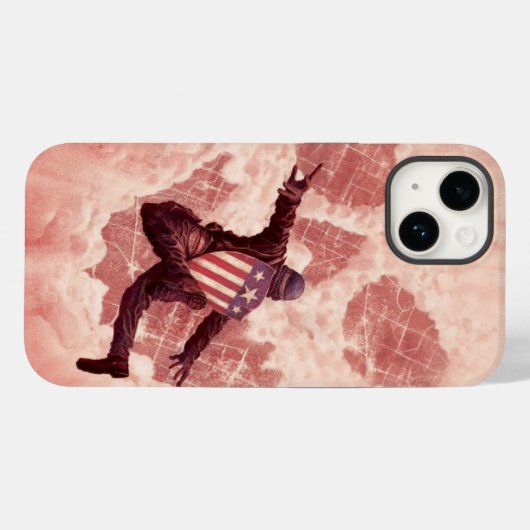 Kapitein Amerika Case-Mate iPhone Case (Achterkant (horizontaal))