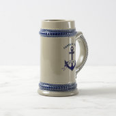 Kapitein Anchor Custom Nautical Bierpul (Voorkant rechts)