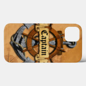 Kapitein Anchor en Wiel Case-Mate iPhone Case (Achterkant (horizontaal))