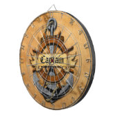 Kapitein Anchor en wiel Dartbord (Voorkant Rechts)