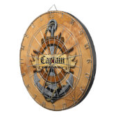 Kapitein Anchor en Wiel Dartbord (Voorkant Rechts)