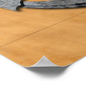 Kapitein Anchor en wiel Poster (Hoek)