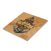 Kapitein Anchor en Wiel Tegeltje (Zijkant)