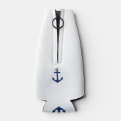 Kapitein Anchor Naam toevoegen Naam of Boat Naam B Flesjeskoeler (Achterkant)