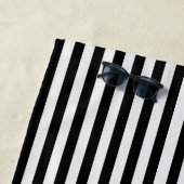 Kapitein Anchor Sailing Boat Stripe Summer Strandlaken (In situ)