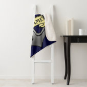 Kapitein Anchor Sailor Nautical | Aangepaste naam Sherpa Deken (In situ)