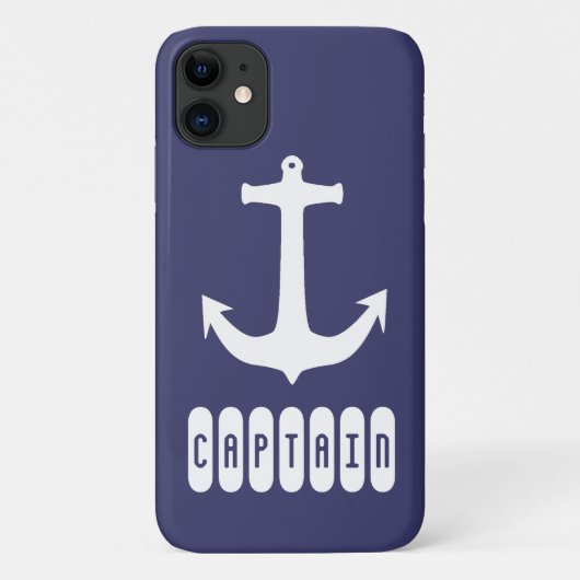 Kapitein Anchor Zee Ocean Sailing Case-Mate iPhone Case (Achterkant)