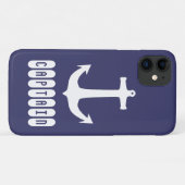 Kapitein Anchor Zee Ocean Sailing Case-Mate iPhone Case (Achterkant (horizontaal))