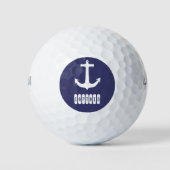 Kapitein Anchor Zee Ocean Sailing Golfballen (Voorkant)