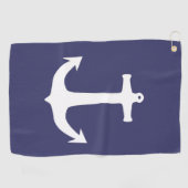 Kapitein Anchor Zee Ocean Sailing Golfhanddoek (Horizontaal)