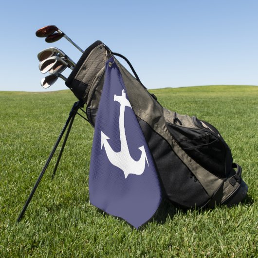 Kapitein Anchor Zee Ocean Sailing Golfhanddoek (Groen)