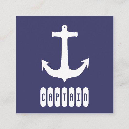 Kapitein Anchor Zee Ocean Sailing Informatiekaartje (Voorkant)