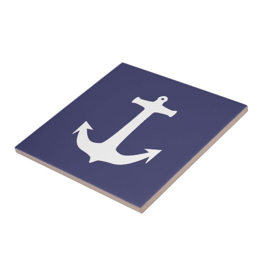 Kapitein Anchor Zee Ocean Sailing Tegeltje (Zijkant)