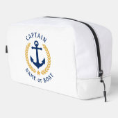 Kapitein Anker Bootnaam Gold Laurel Star Travel Toilettasje (Rechterhoek)