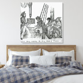 Kapitein Avery ontvangt drie Treasure-tests Canvas Afdruk (Insitu (Slaapkamer))